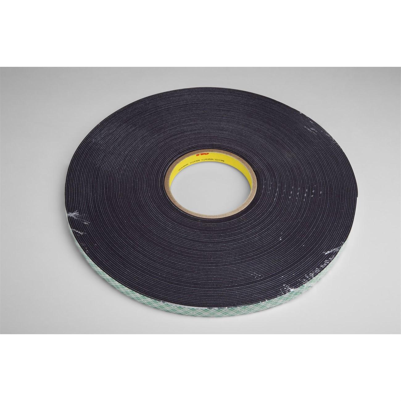3M 3M 7000123324 Double Coated Urethane Foam Tape 4056 Black