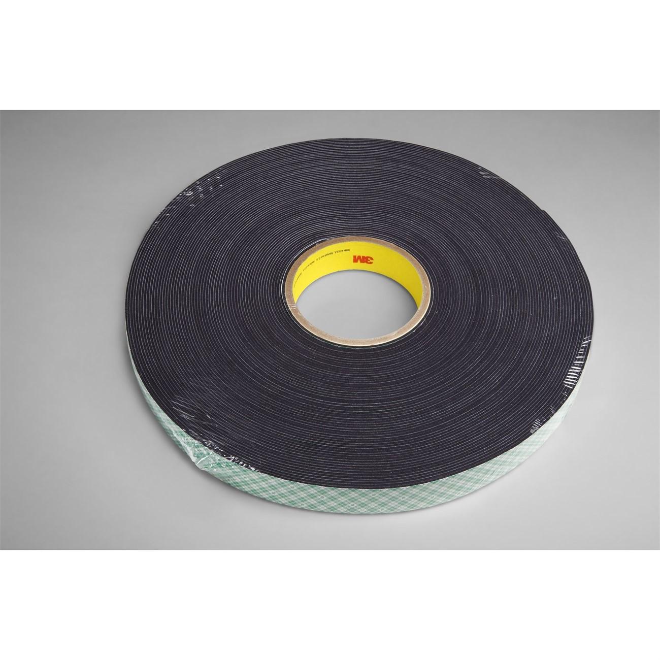 3M 3M 7000123322 Double Coated Urethane Foam Tape 4052 Black