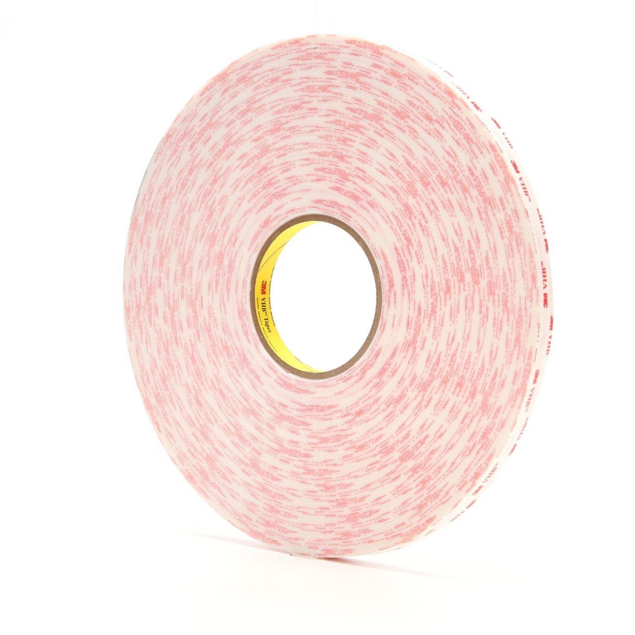 3M 3M 7000048474 Vhb Foam Tape 0.5in X 72yd 25 Mil White