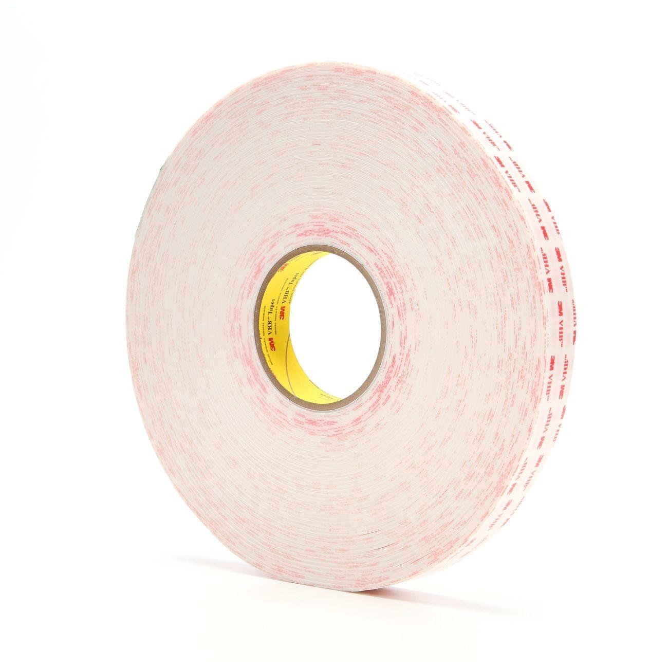3M 3M 7000123345 Vhb Tape 4930 White 1 Inch X 72 Yd 25 Mil