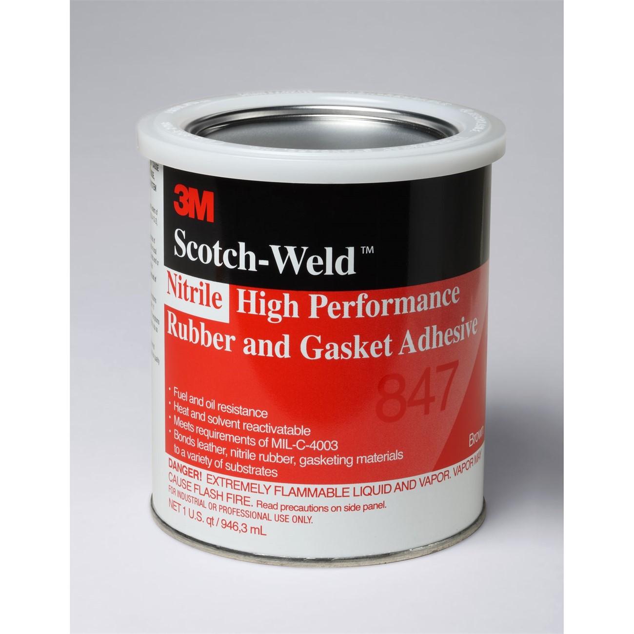 3M 3M 7000042735 Nitrile Rubber Gasket Adhesive 847 1 Qt