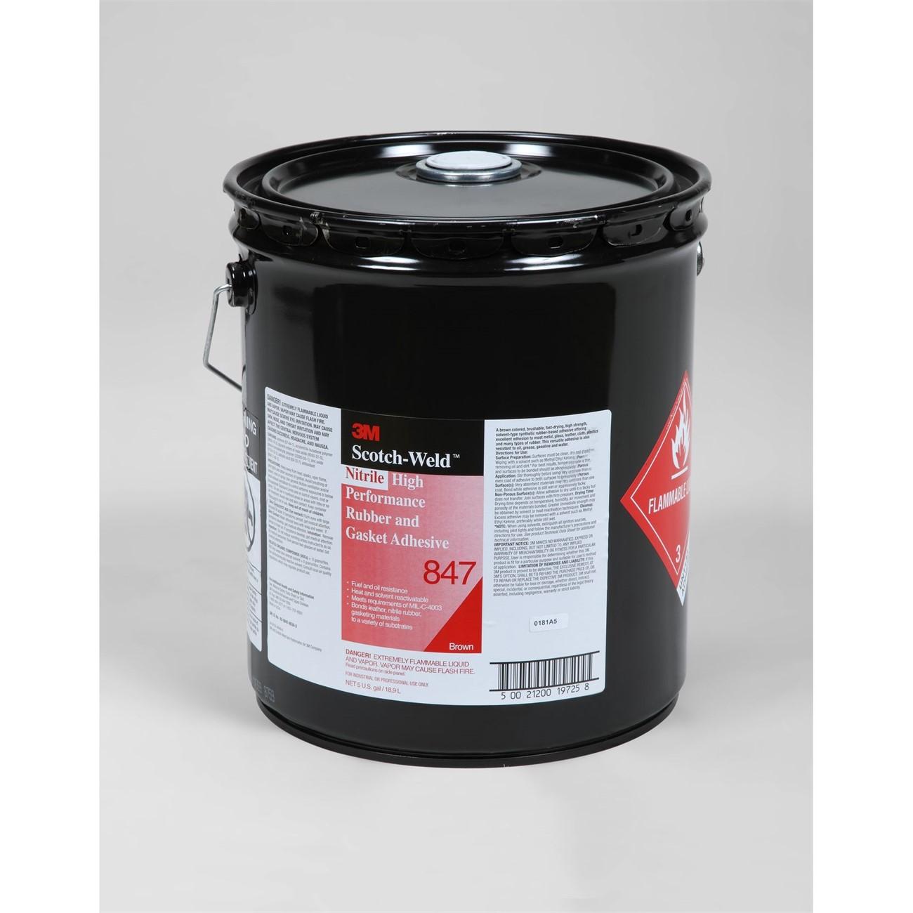3M 3M 7000121195 Nitrile Rubber Gasket Adhesive 847