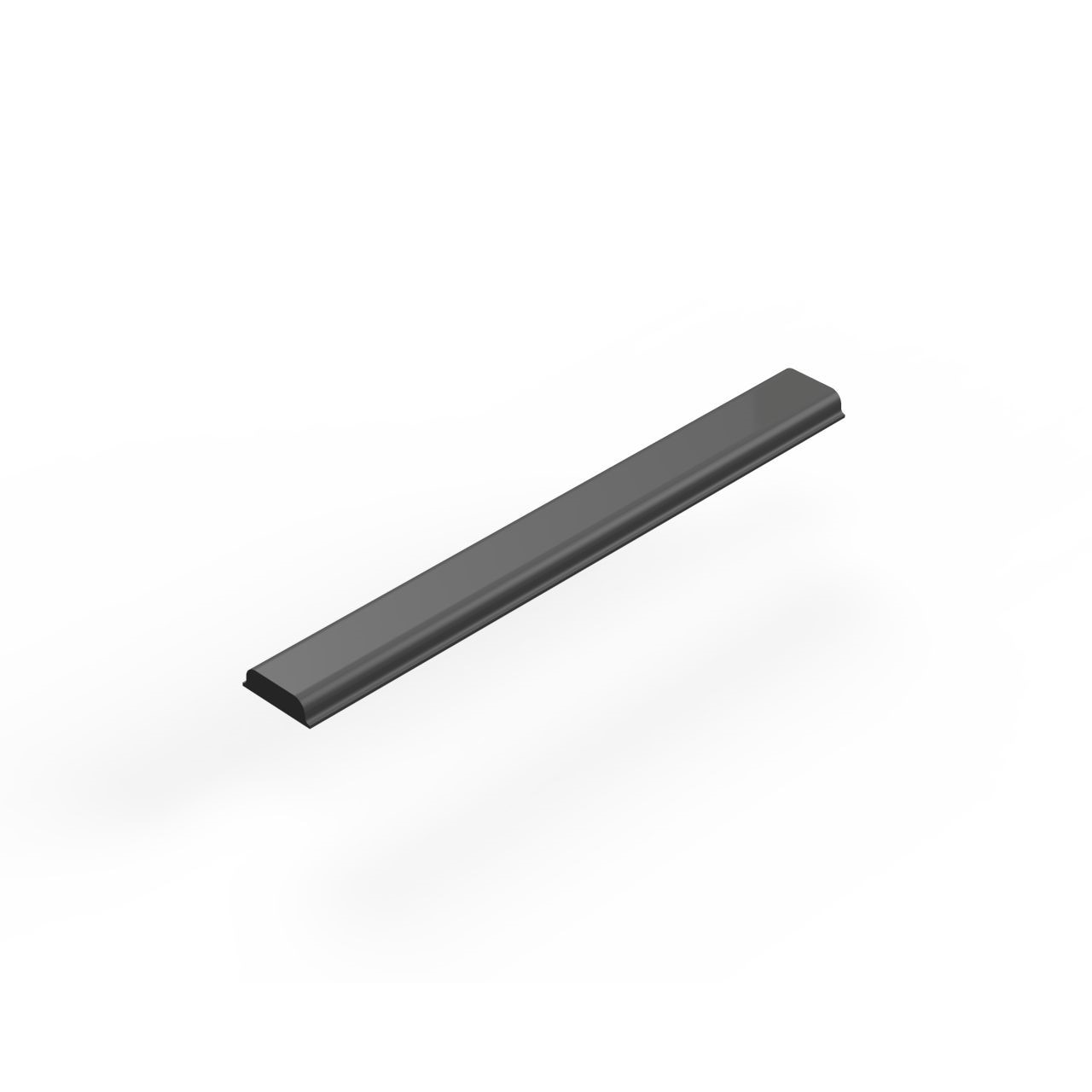 3M 3M 7100139522 Rubber Bumper Strip Gray 0.5 in Roll