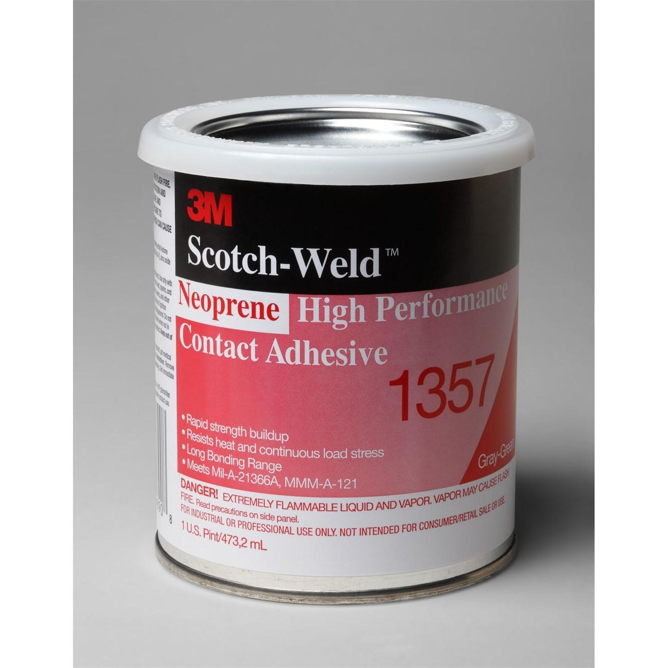 3M 3M 7000121201 Neoprene Contact Adhesive Gray Green 1 Pint