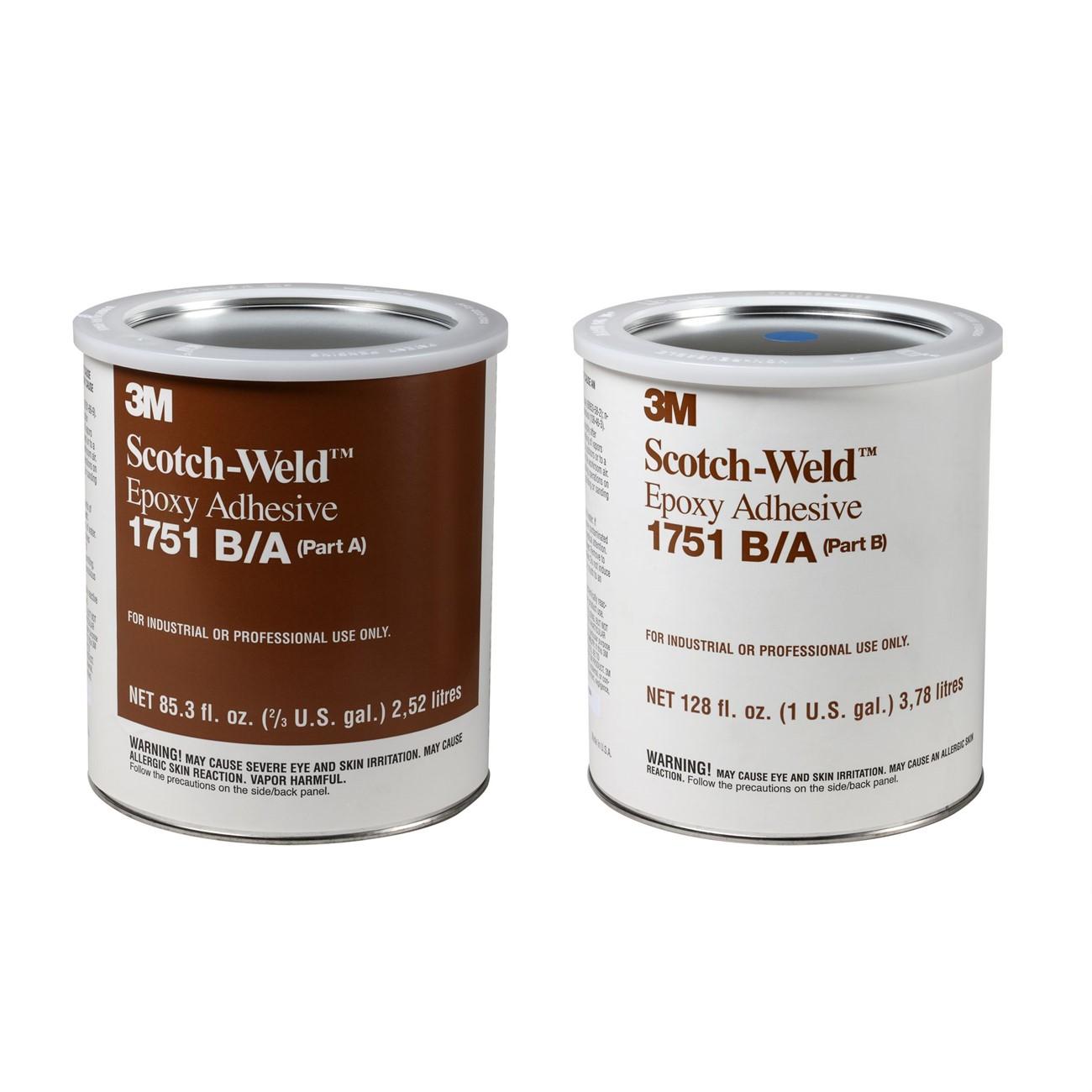 3M 3M 7000046339 Scotch-weld Epoxy Adhesive 1751 Gray 1 Gal Kit
