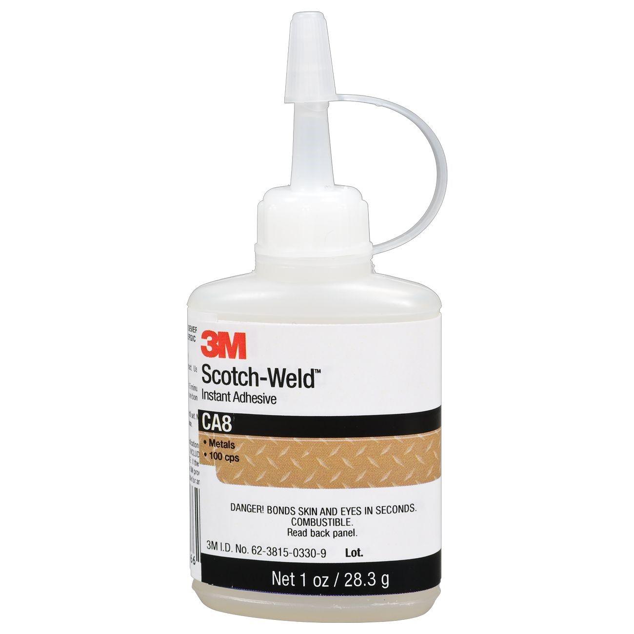 3M 3M 7000046526 Instant Adhesive CA8 Clear 1 Fl Oz