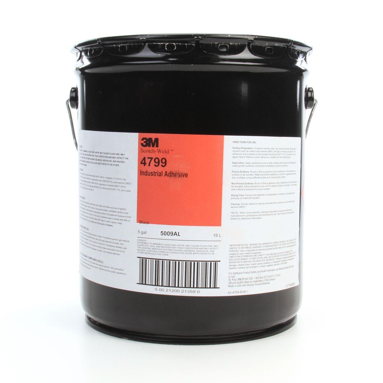 3M 3M 7000000928 Industrial Adhesive 4799 Black 5 Gallon