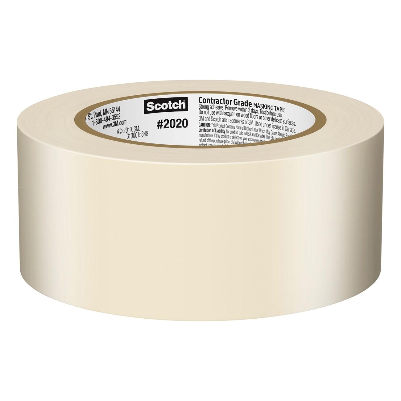 3M 3M 7000126653 Scotch Masking Tape 1.88 in X 60.1 Yd Tan
