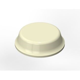 3M 3M 7000126186 Self-adhesive Rubber Bumper White