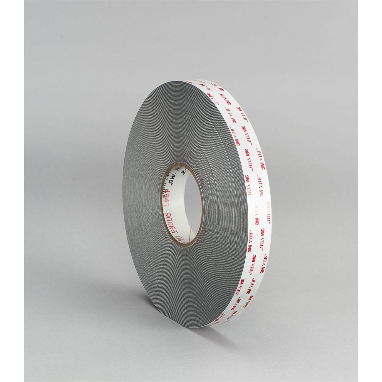 3M 3M 7000123670 Vhb Foam Tape 45 Mil 1 Inch X 36 Yd Gray