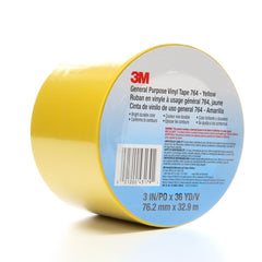 3M 3M 7000123864 Vinyl Tape Yellow 3in X 36yd 5.0 Mil
