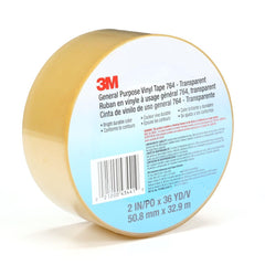 3M 3M 7000123890 Vinyl Tape Transparent 2in X 36yd 5.0 Mil