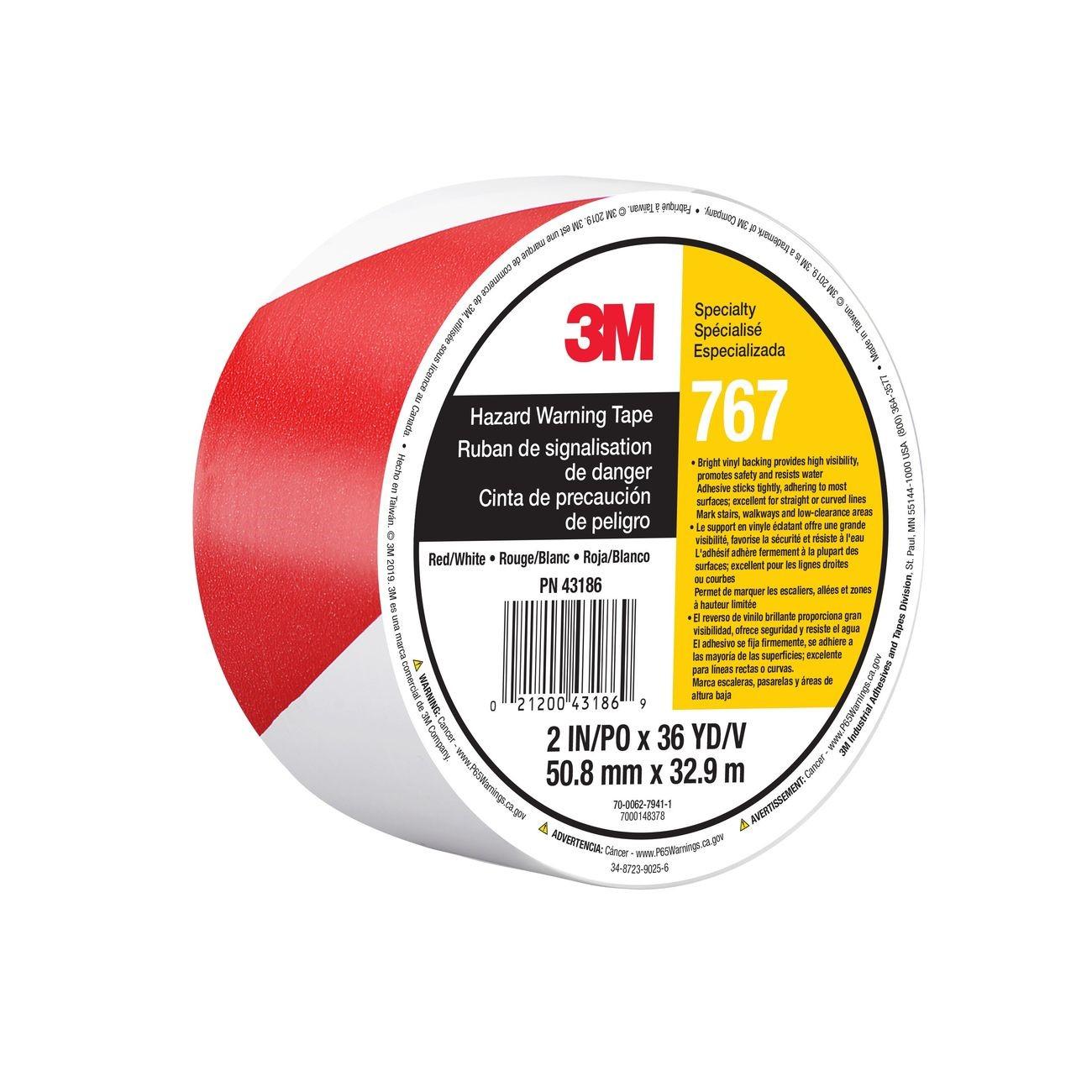 3M 3M 7000148378 Hazard Marking Vinyl Tape 2in X 36yd 5.0 Mil