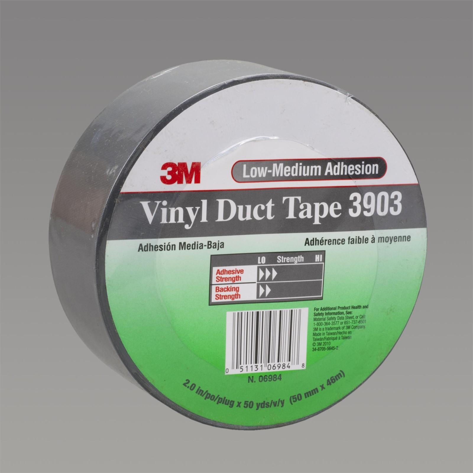 3M 3M 7100152407 Vinyl Duct Tape Gray 3in X 50yd 6.5 Mil