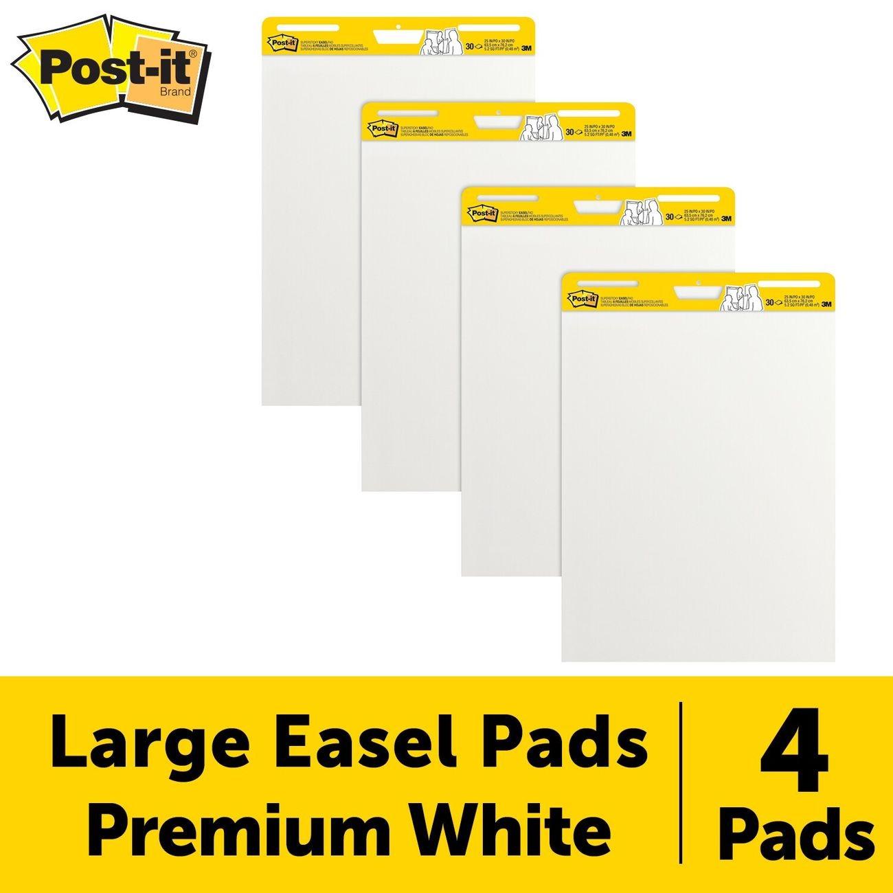 3M 3M 7100116578 Post-it Easel Pad 25x30.5 in 4 Pack