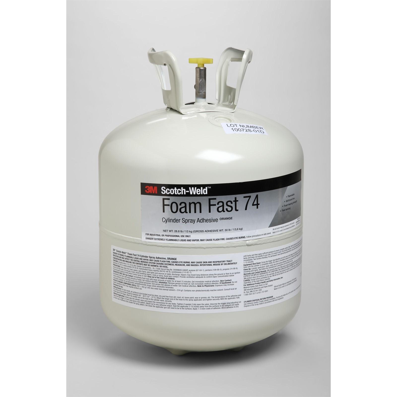 3M 3M 7000046582 Foam Fast 74 Cylinder Spray Adhesive