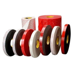 3M 3M 7010373122 Vhb Foam Tape 25 Mil 1 Inch X 72 Yd Black