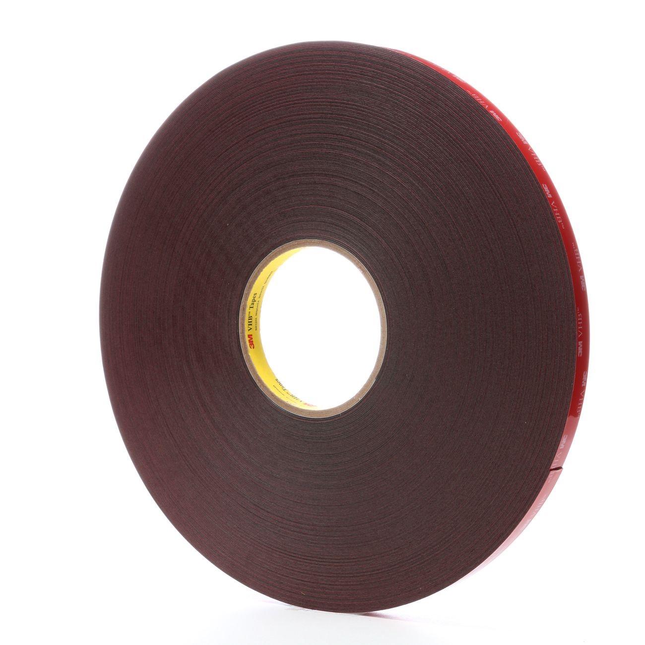 3M 3M 7000123928 Vhb Foam Tape 0.5in X 72yd 25 Mil Black