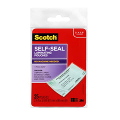3M 3M 7000122971 Self-sealing Laminating Pouches 25 Pack