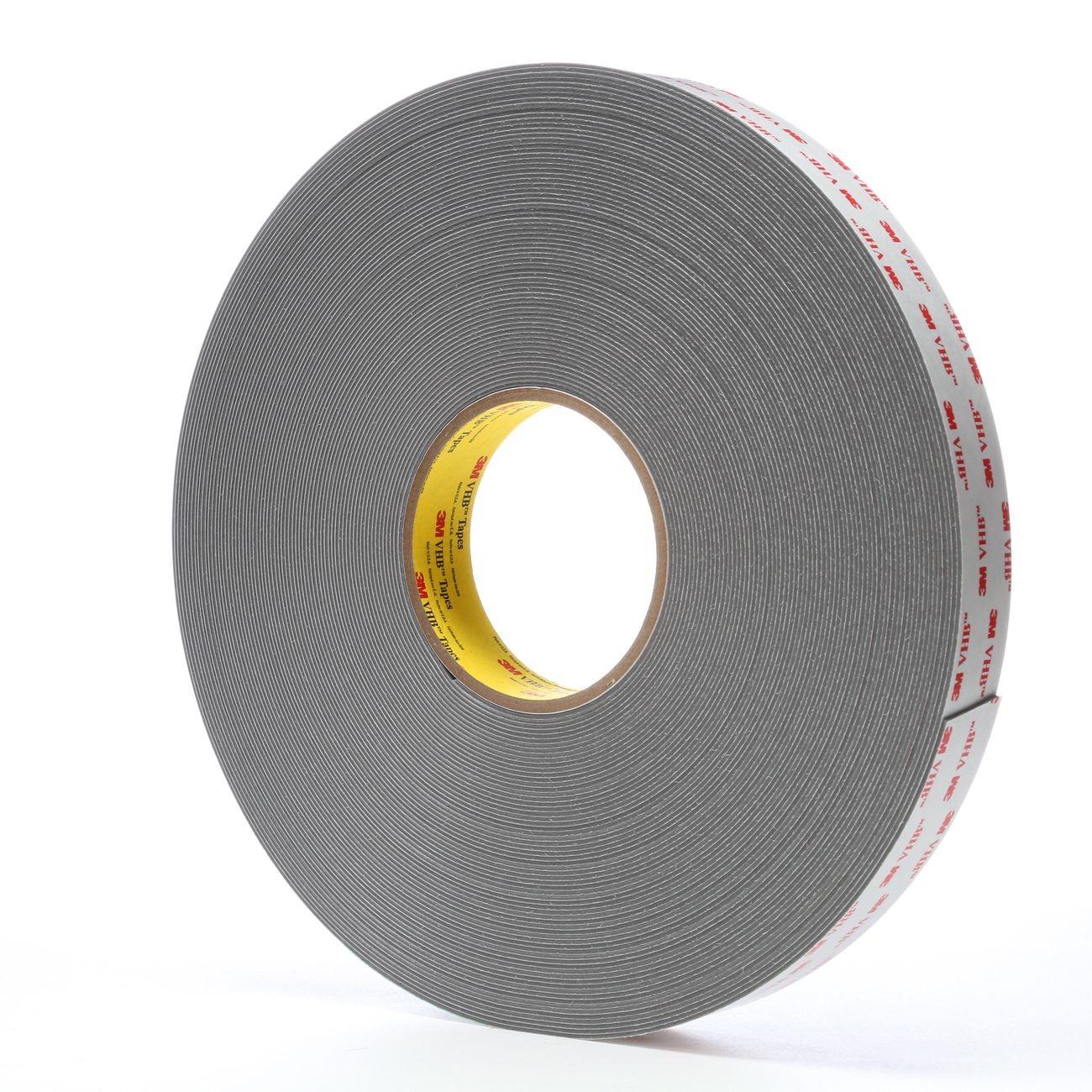 3M 3M 7000123490 Vhb Tape 4941 Gray 45 Mil 1 Inch X 36 Yard