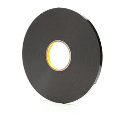 3M 3M 7000123400 Vhb Foam Tape 4929 Black 0.5in X 72yd 25 Mil