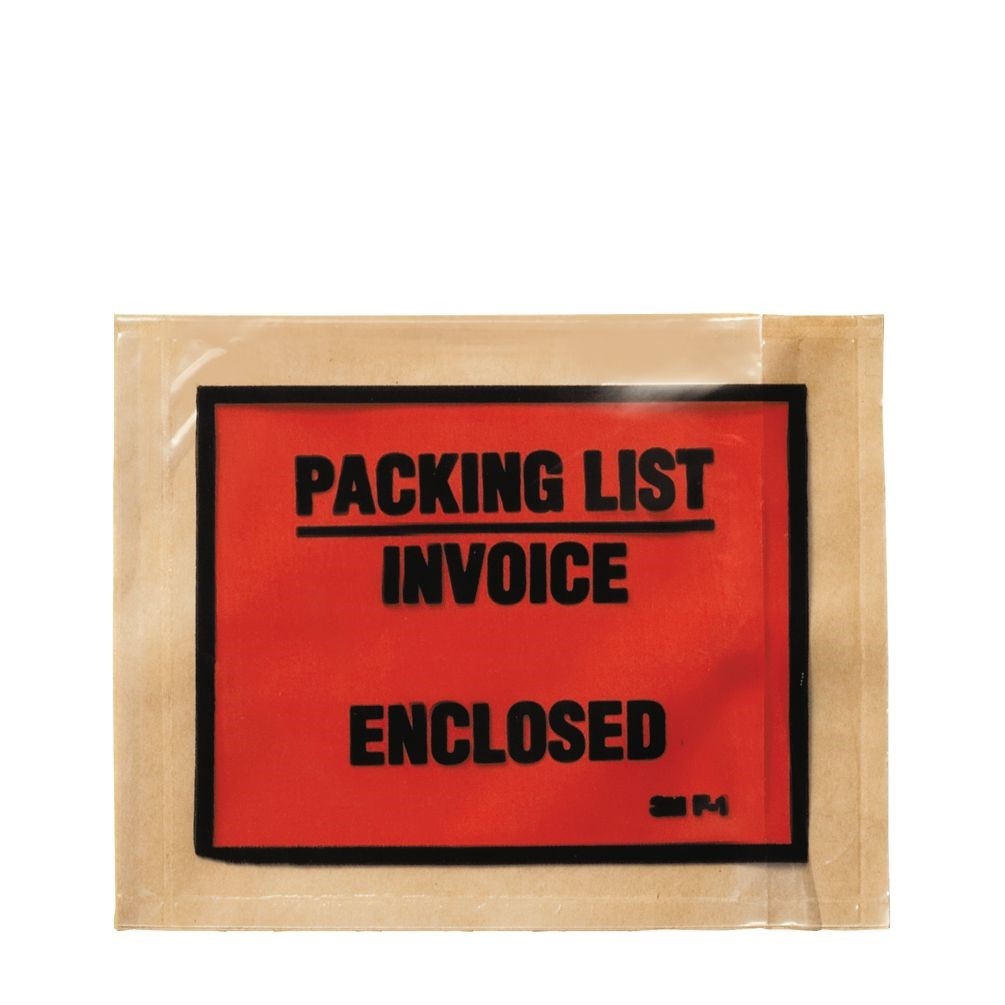 3M 3M 7010373284 Full Print Packing List Envelope 4.5x5.5