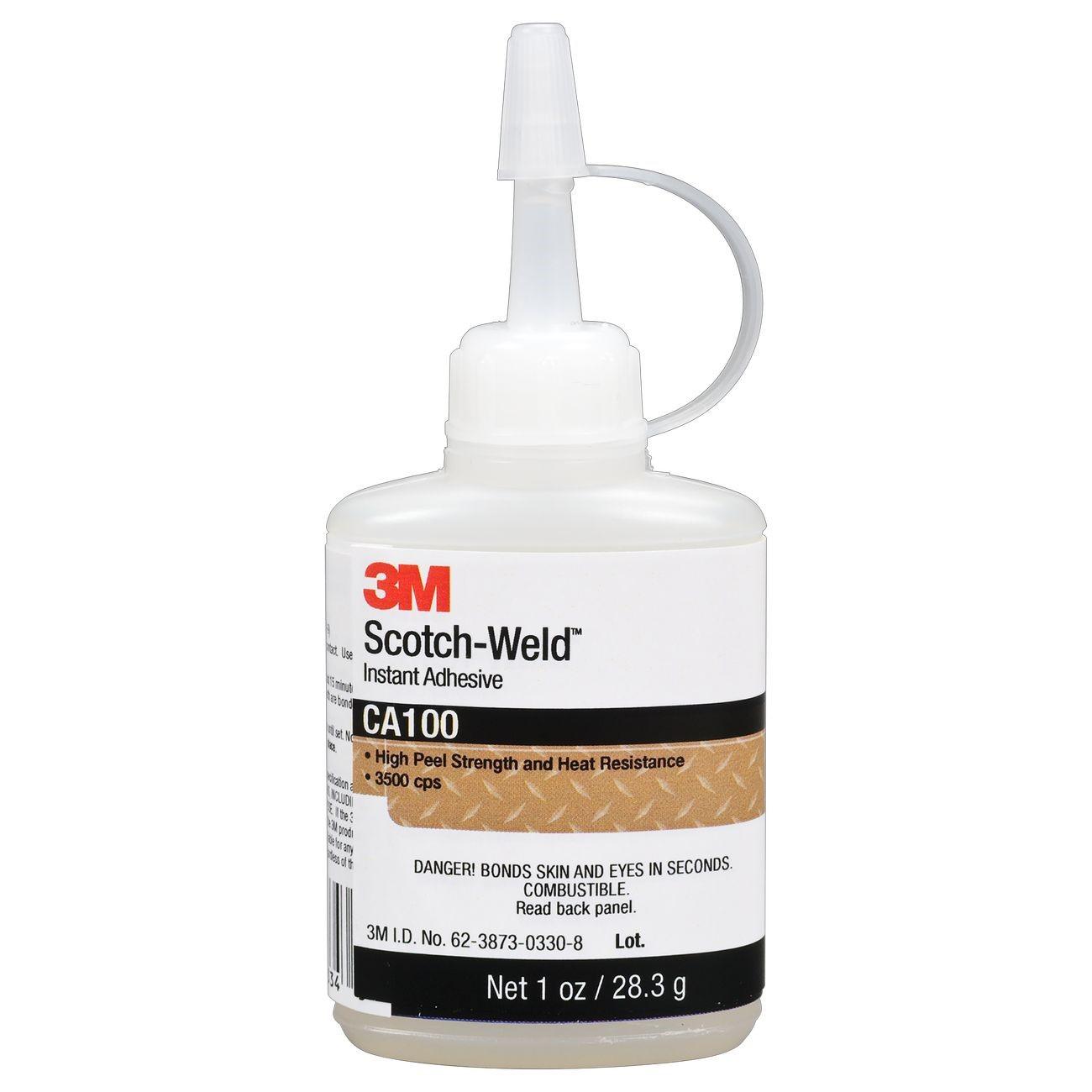 3M 3M 7000000900 Instant Adhesive CA100 Clear 1 Fl Oz