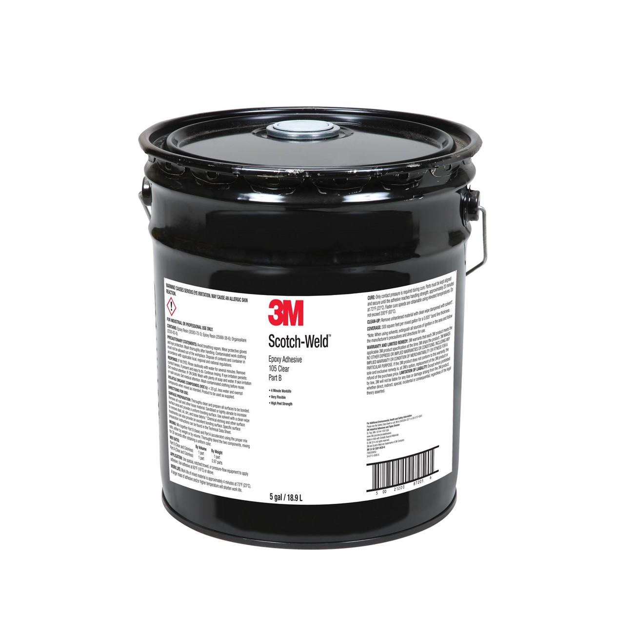 3M 3M 7000000850 Scotch-weld Epoxy Adhesive 105 Clear Part B