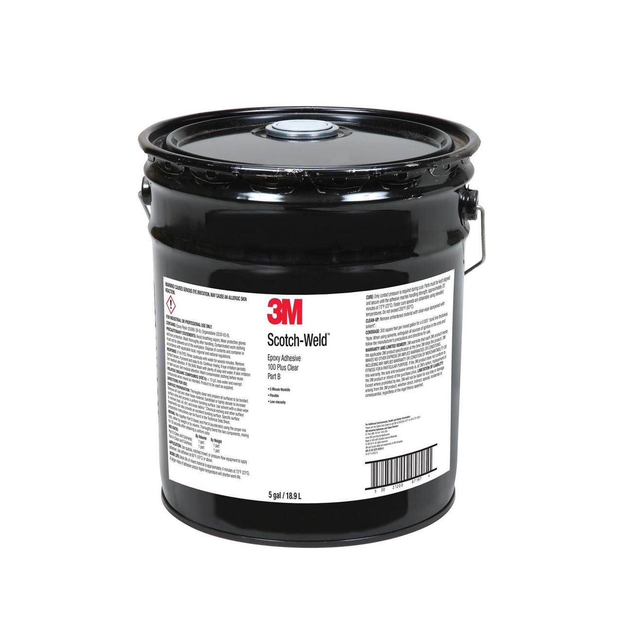 3M 3M 7100084539 Epoxy Adhesive Clear Part B 5 Gallon