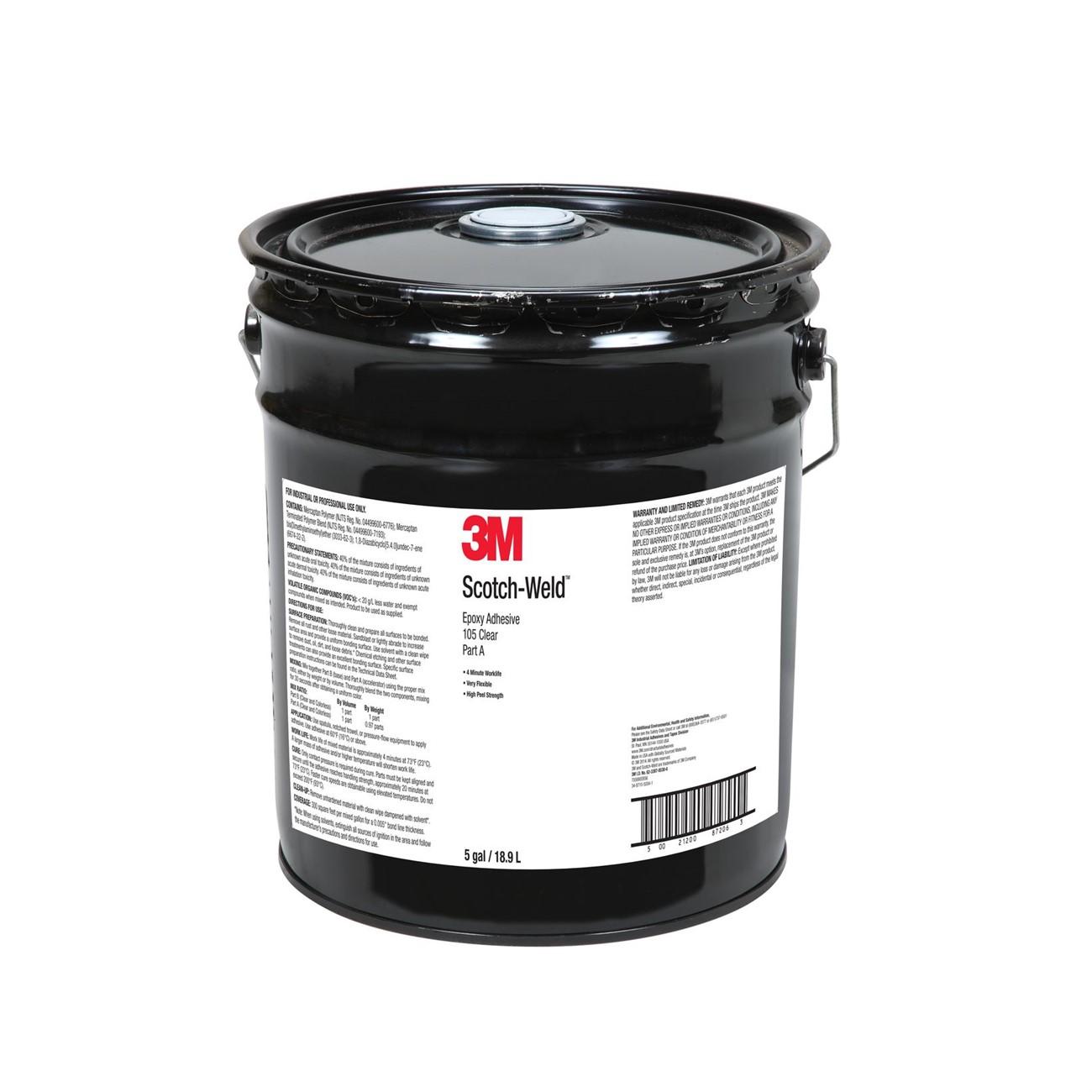 3M 3M 7000000856 Scotch-weld Epoxy Adhesive 105 Clear Part a
