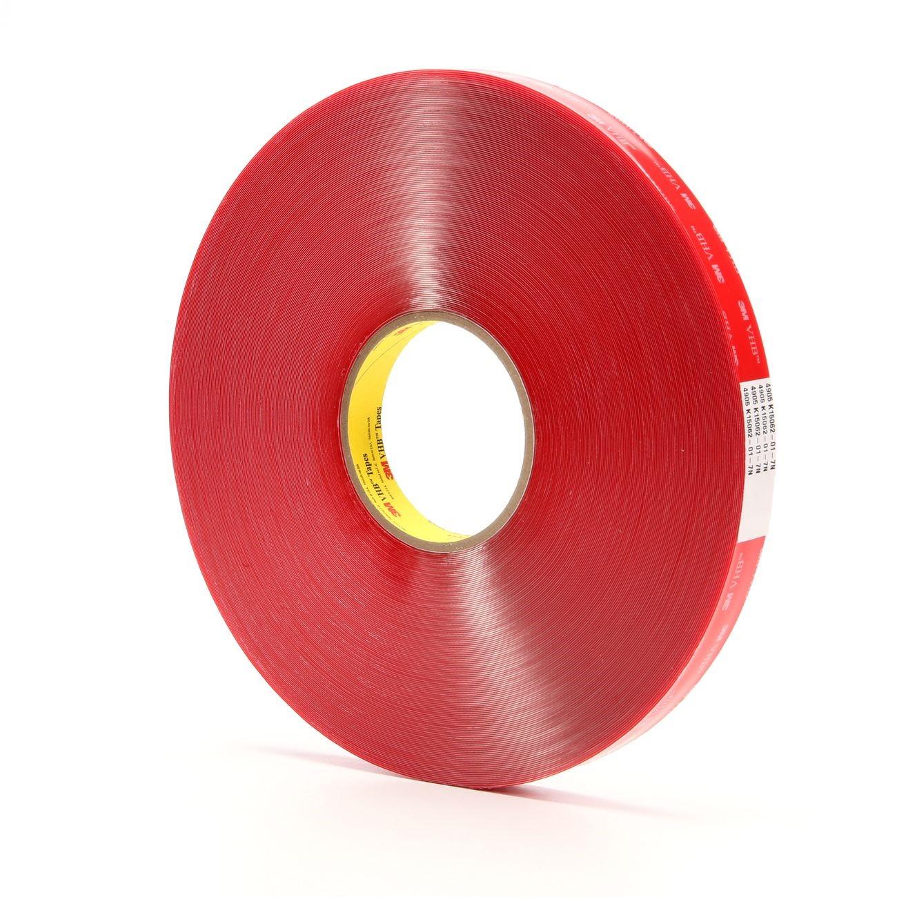 3M 3M 7010372456 Vhb Tape 4905 Clear 0.75in X 72yd 20 Mil