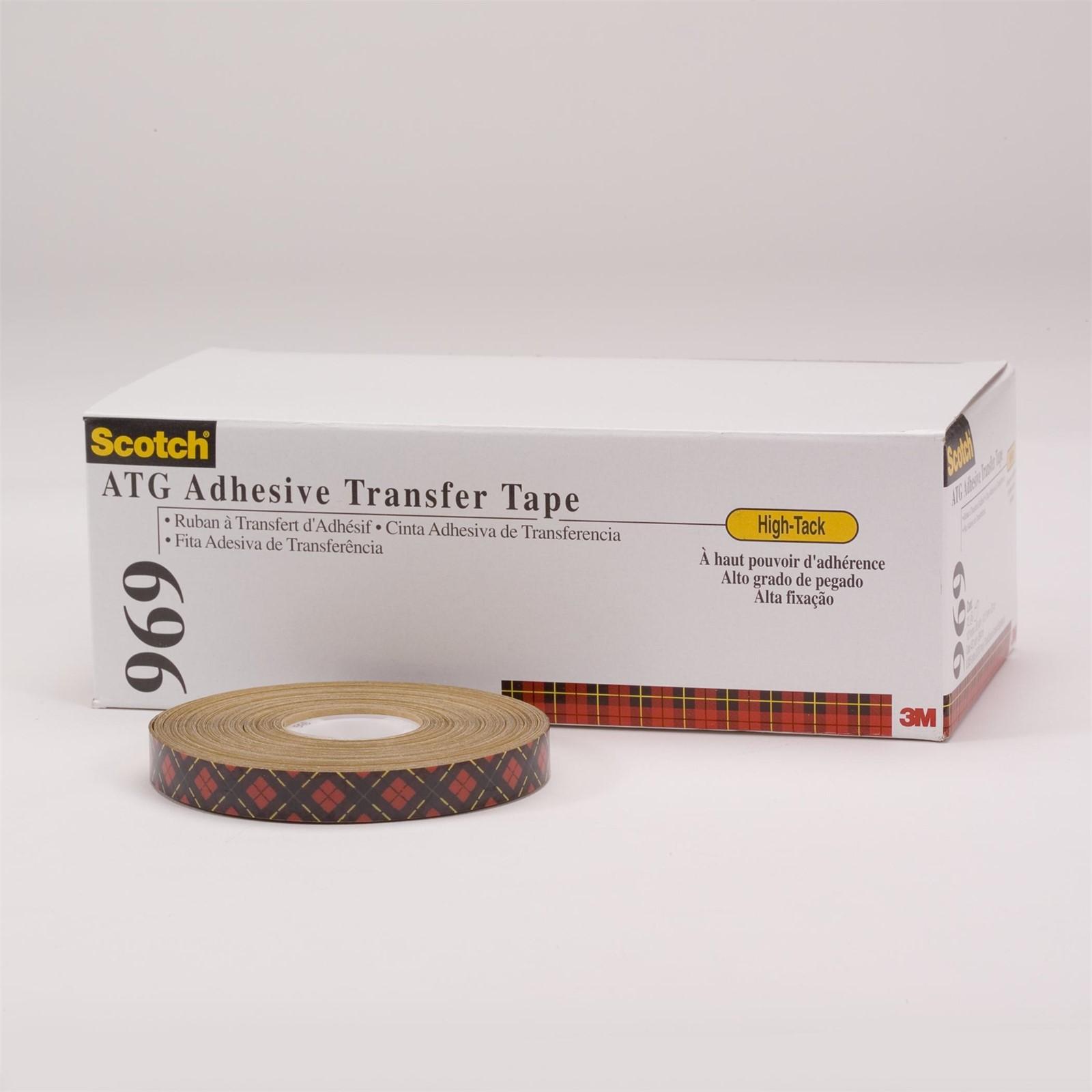 3M 3M 7000028899 Atg Adhesive Transfer Tape 969 Clear