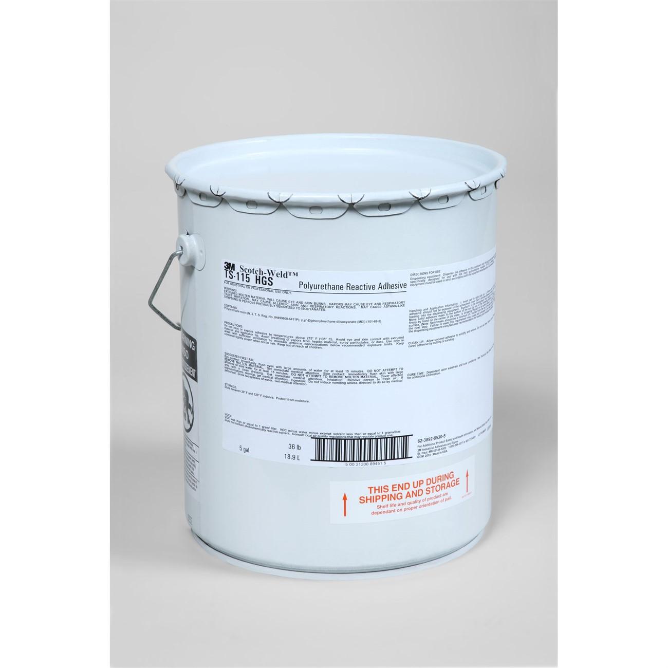 3M 3M 7010299377 Polyurethane Reactive Adhesive TS115 Hgs
