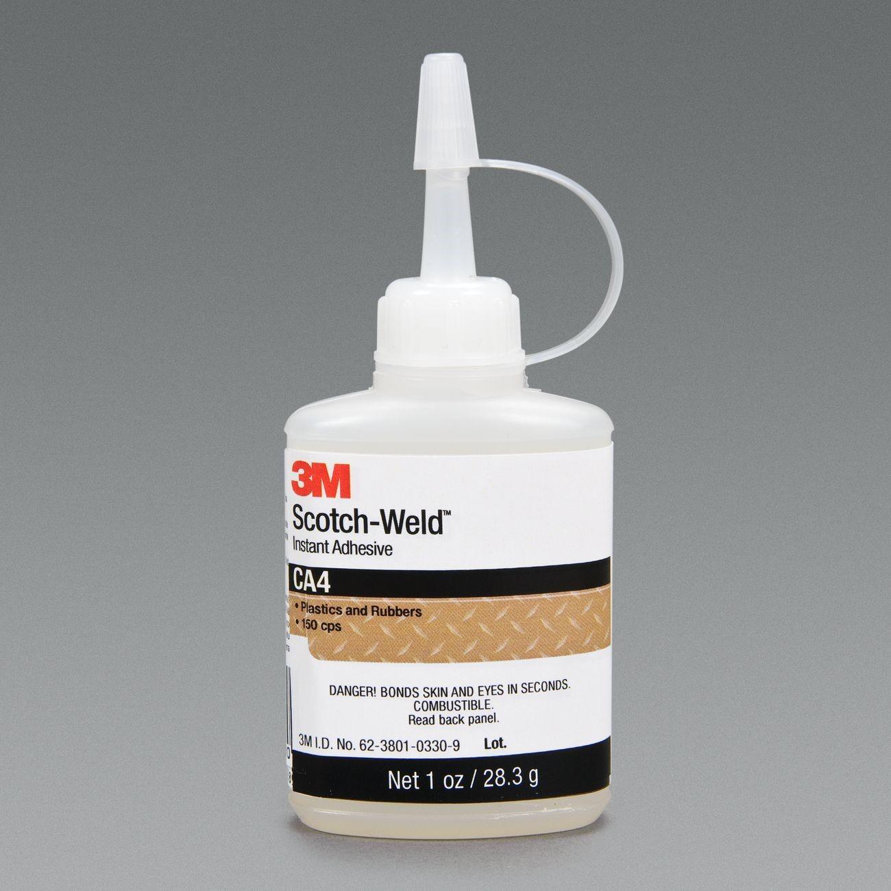 3M 3M 7000028586 Instant Adhesive CA4 Clear 1 Fl Oz