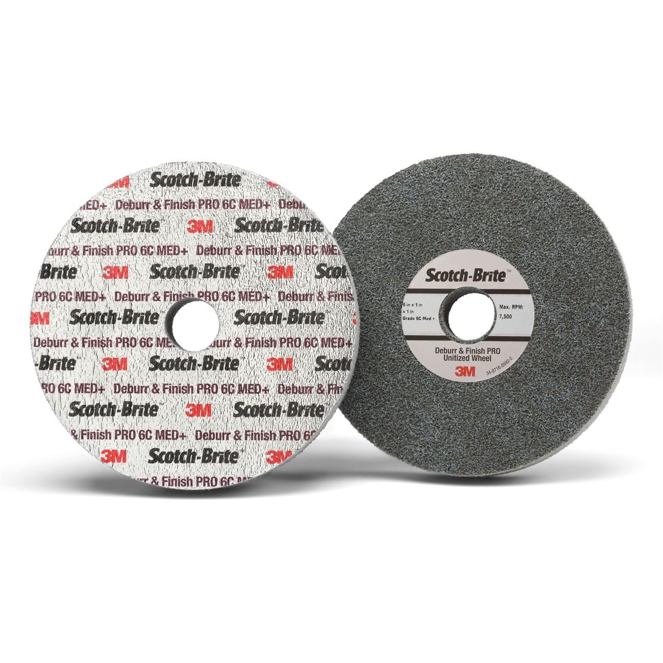 3M 3M 7100143467 Unitized Deburr Finish Wheel 3 Inch Silicon Carbide