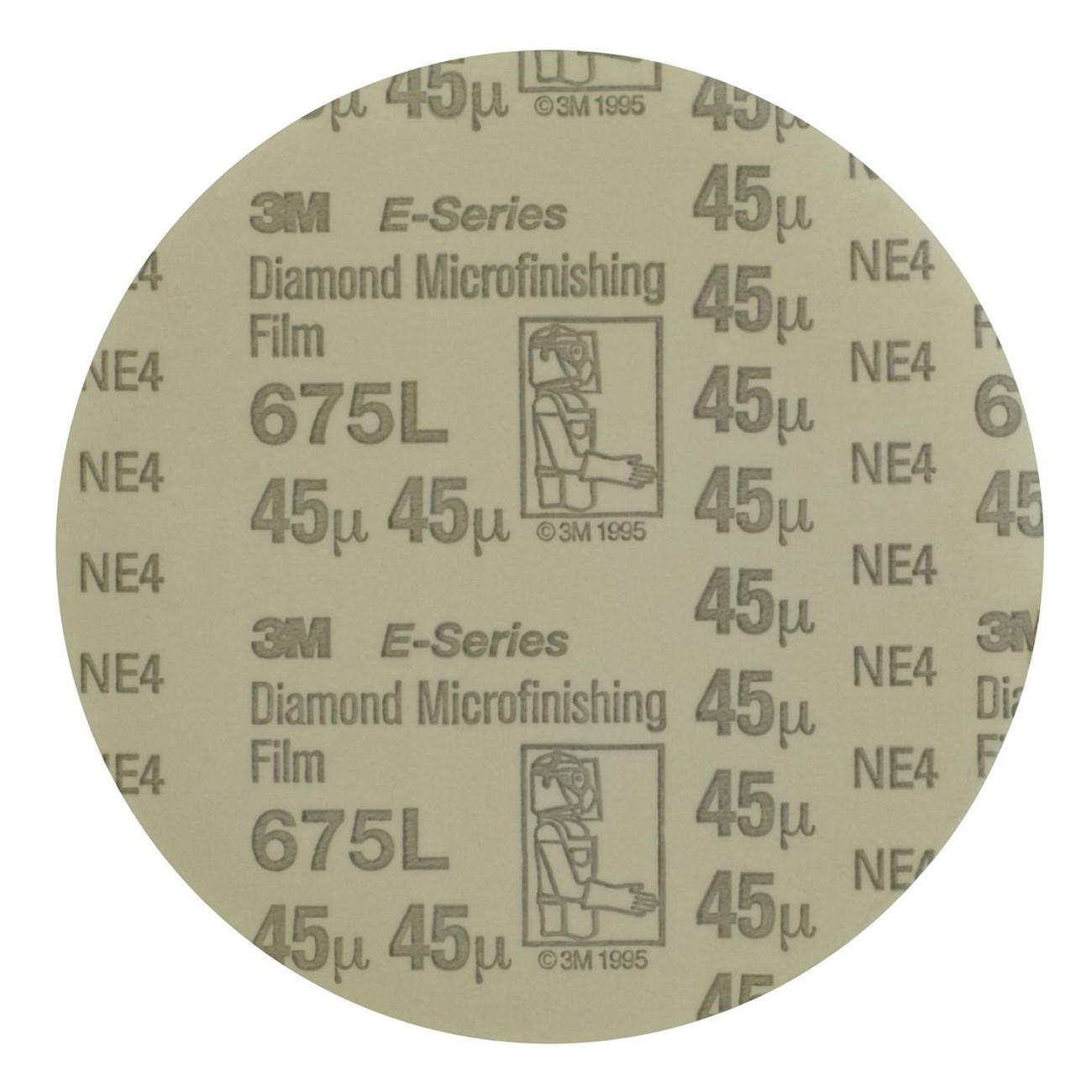 3M 3M 7100189485 Microfinishing Film Disc 675L 3 Inch Diamond