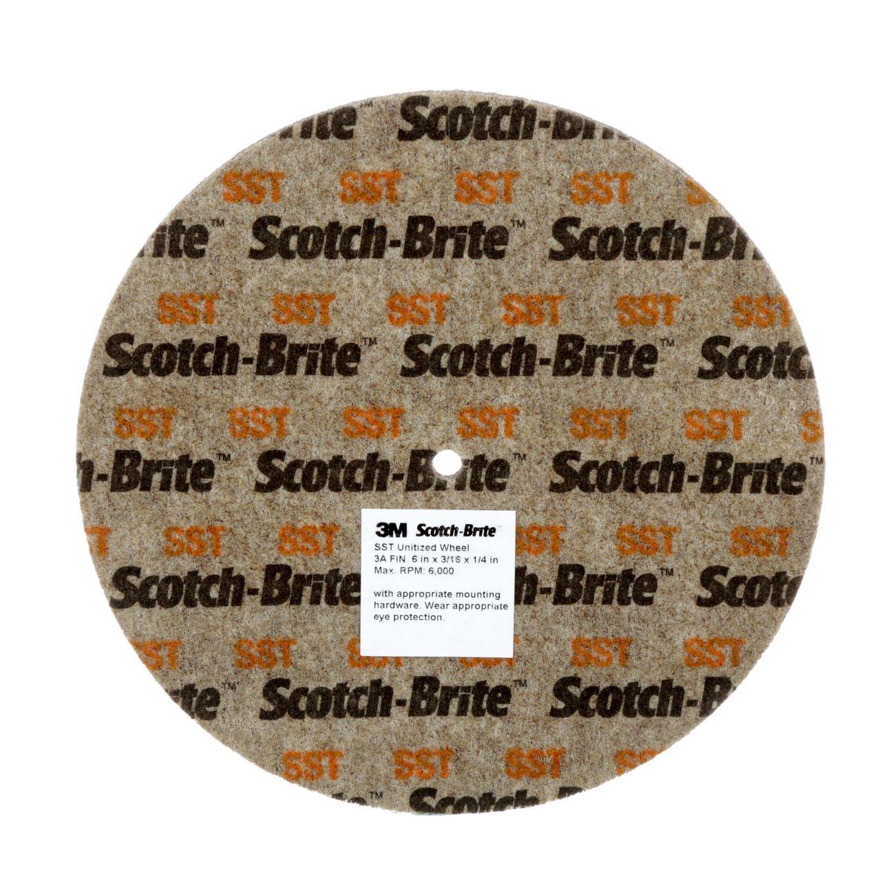 3M 3M 7100176544 Scotch-brite St-uw Unitized Wheel 6 in Ao