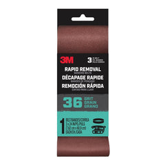 3M 3M 7100188475 Rapid Removal Sanding Belt 36 Grit 24x3 in