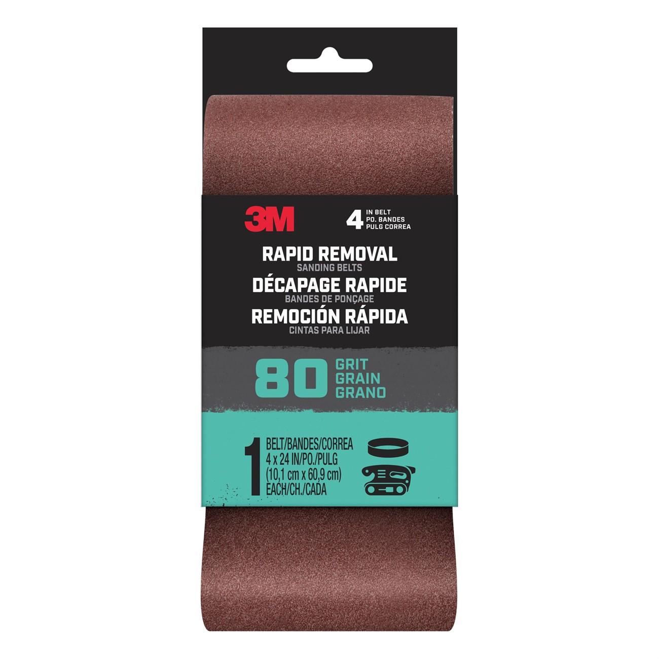 3M 3M 7100188478 Sanding Belt 80 Grit 24x4 Inch
