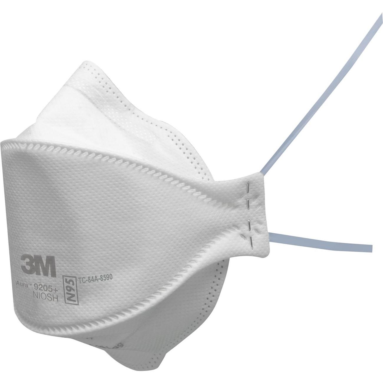3M 3M 7100232940 N95 Disposable Particulate Respirator Aura 9205+