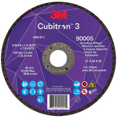 3M 3M 7100313193 Depressed Center Grinding Wheel 6 in