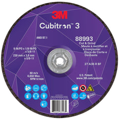 3M 3M 7100313197 Cut Grind Wheel 9 Inch 36+ Grit