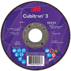 3M 3M 7100304308 Cubitrona 3 Cut-off Wheel 4.5 in 60+ Grit