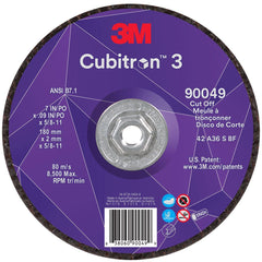 3M 3M 7100312963 Cubitrona 3 Ceramic Cut-off Wheel 7 in