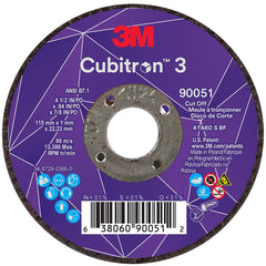 3M 3M 7100304307 Cubitrona 3 Ceramic Cut-off Wheel 4.5 in