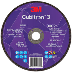 3M 3M 7100313206 Cut and Grind Wheel 7 Inch 36 Plus Grit