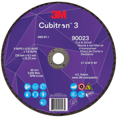 3M 3M 7100313199 Cut and Grind Wheel 9 Inch 36 Plus Grit