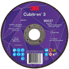 3M 3M 7100304007 Cubitrona 3 Cut-off Wheel 5 in 36 Grit