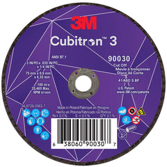 3M 3M 7100303860 Cubitrona 3 Cut-off Wheel 3 in 60+ Grit