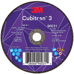 3M 3M 7100303859 Cubitrona 3 Ceramic Cut-off Wheel 3 in
